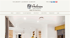 Desktop Screenshot of andersonfabricworkroom.com